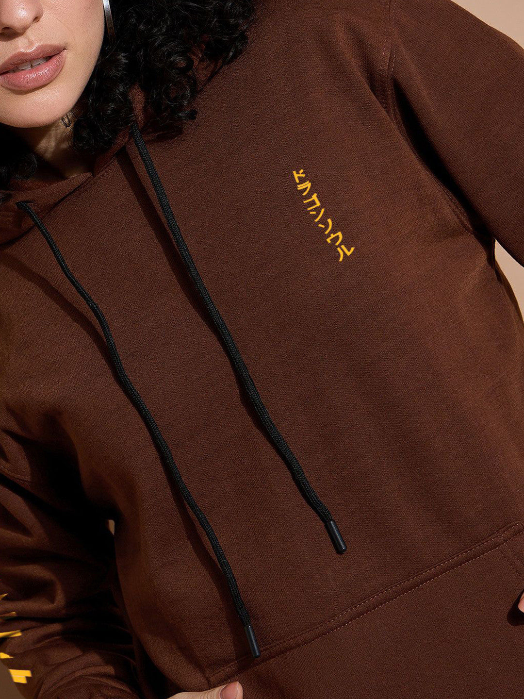 Women Dry Fit Printed Hooded Sweatshirt