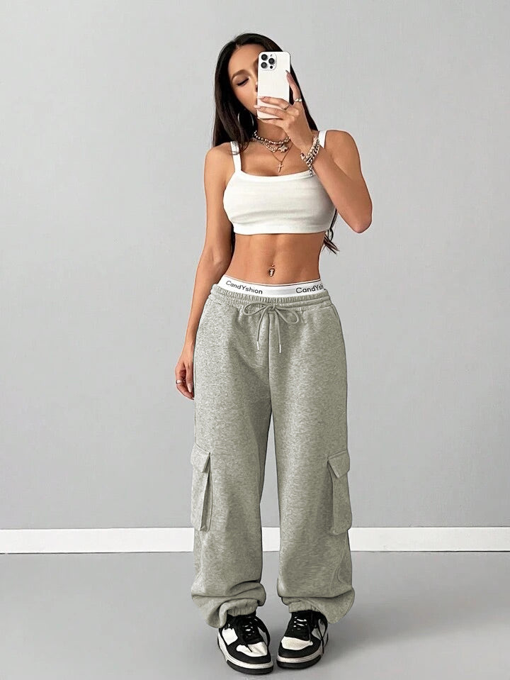 Womens Pants, baggy Pants, Parachute joggers Track Pants