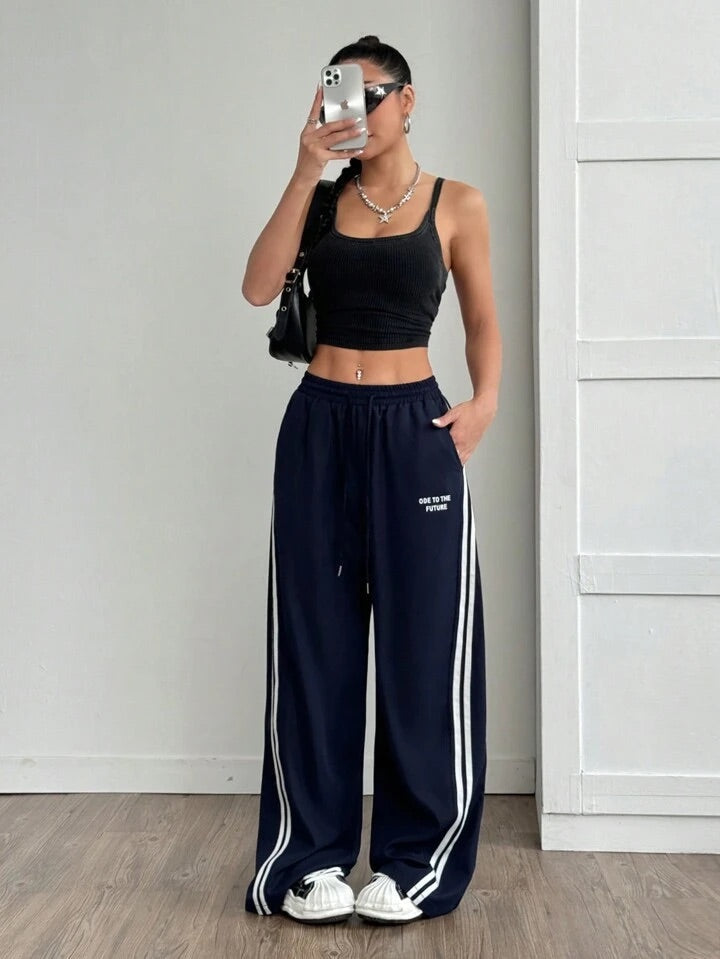 Womens Pants, baggy Pants, Parachute joggers Track Pants