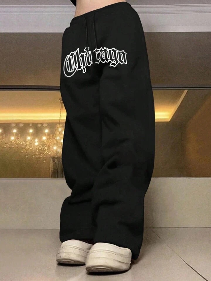 Womens Pants, baggy Pants, Parachute joggers Track Pants