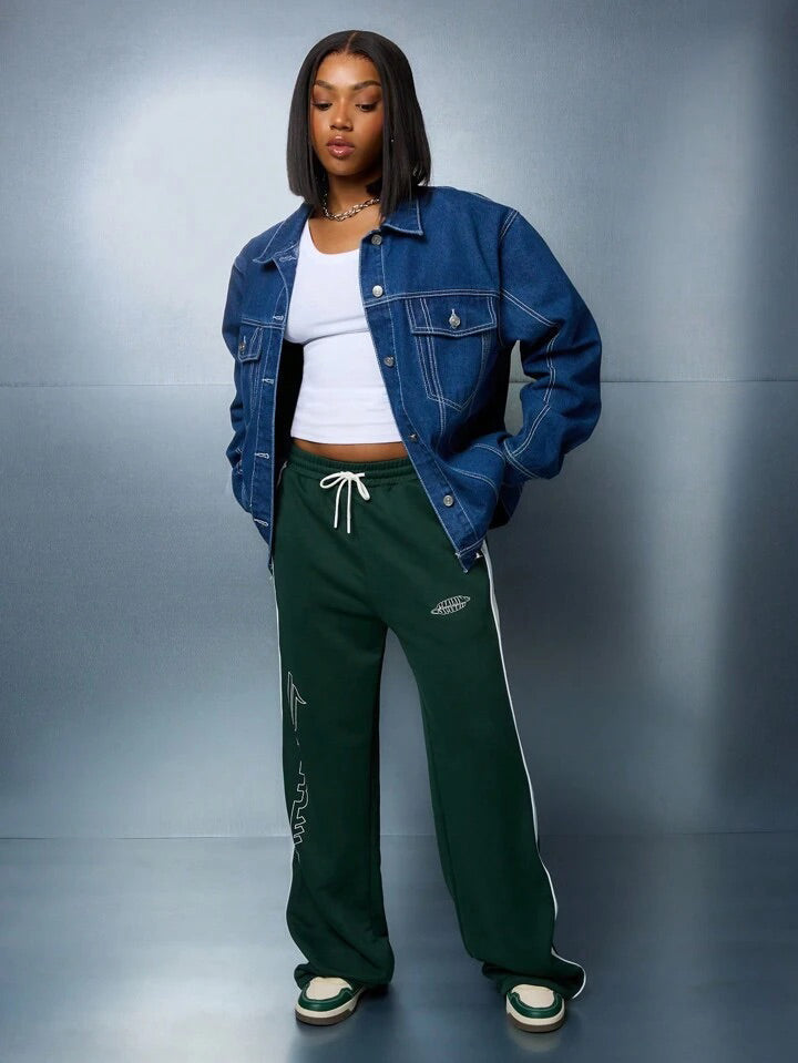 Womens Pants, baggy Pants, Parachute joggers Track Pants