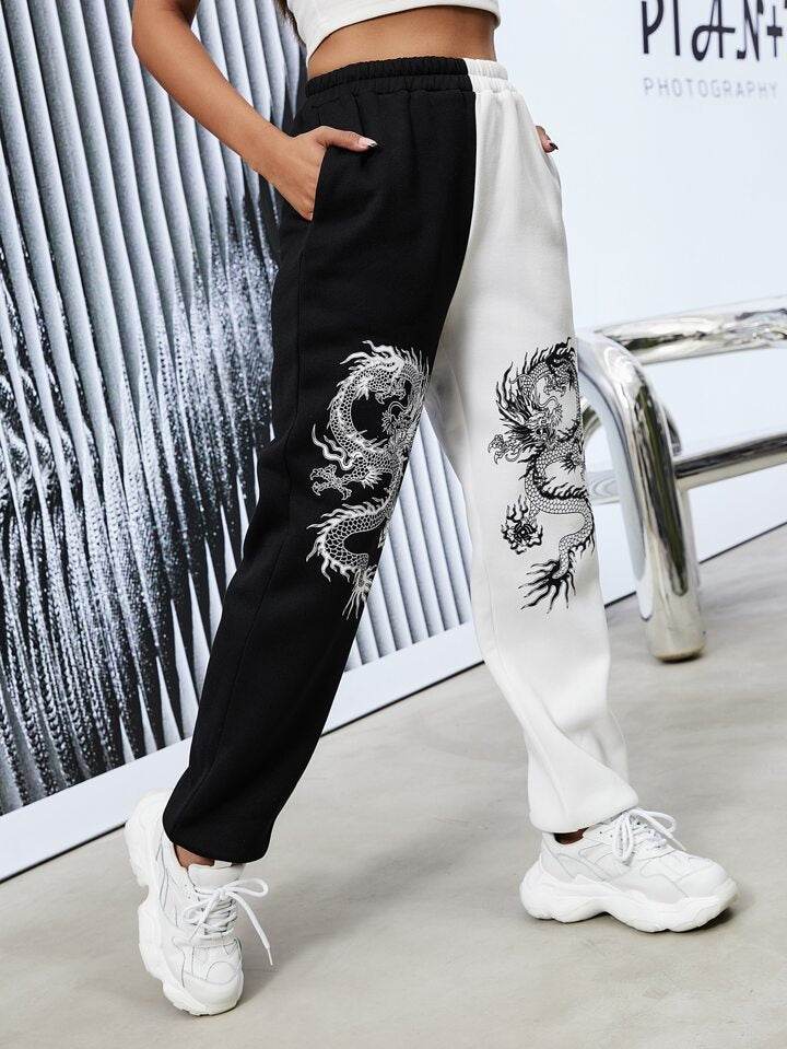 Womens Pants, baggy Pants, Parachute joggers Track Pants