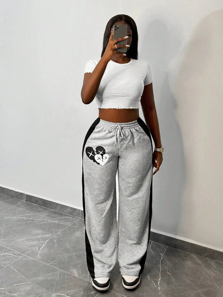 Womens Pants, baggy Pants, Parachute joggers Track Pants
