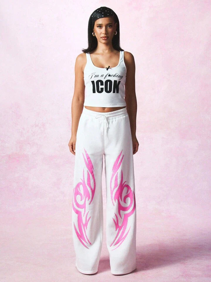 Womens Pants, baggy Pants, Parachute joggers Track Pants