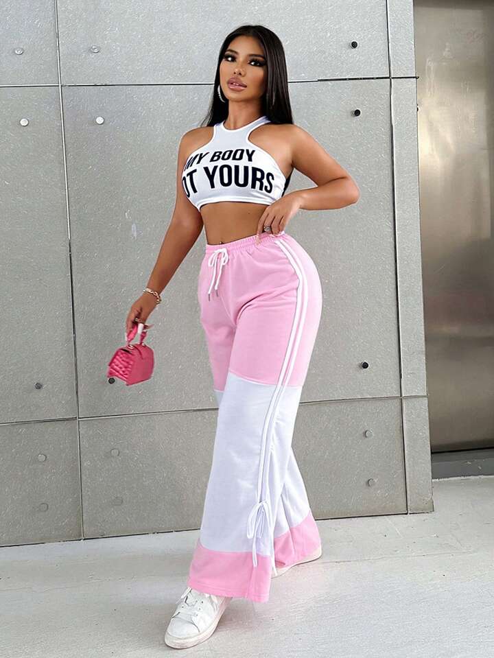 Womens Pants, baggy Pants, Parachute joggers Track Pants