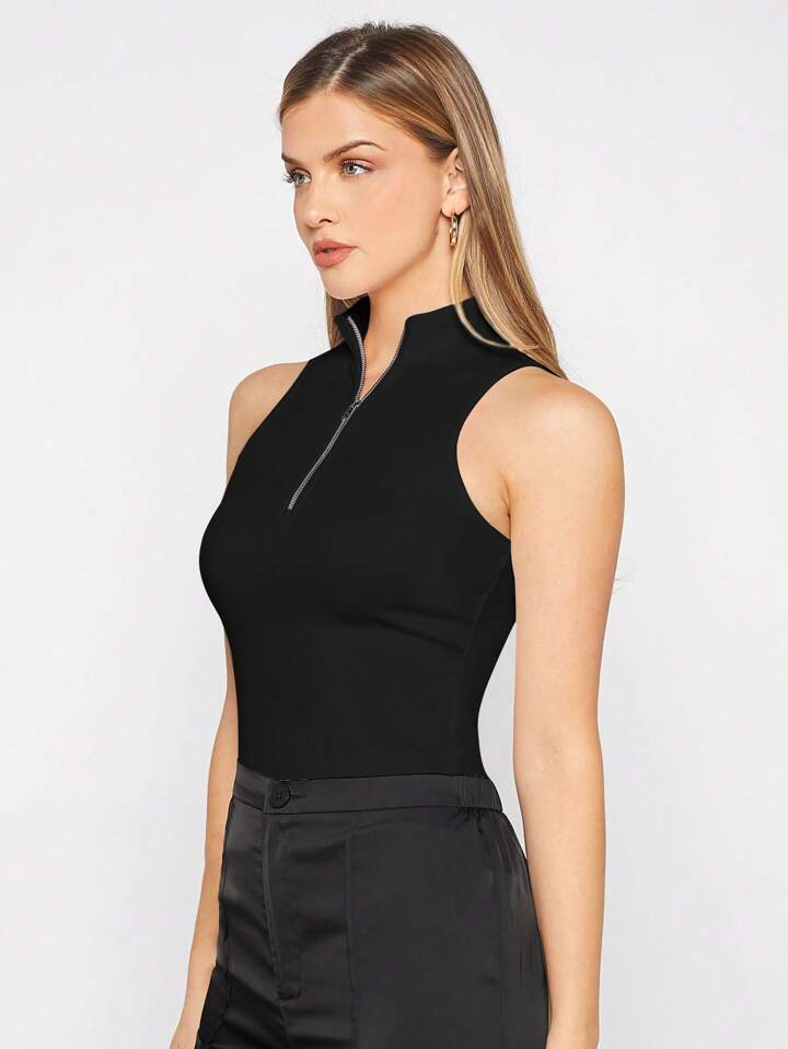 Stylish women rib top crop top