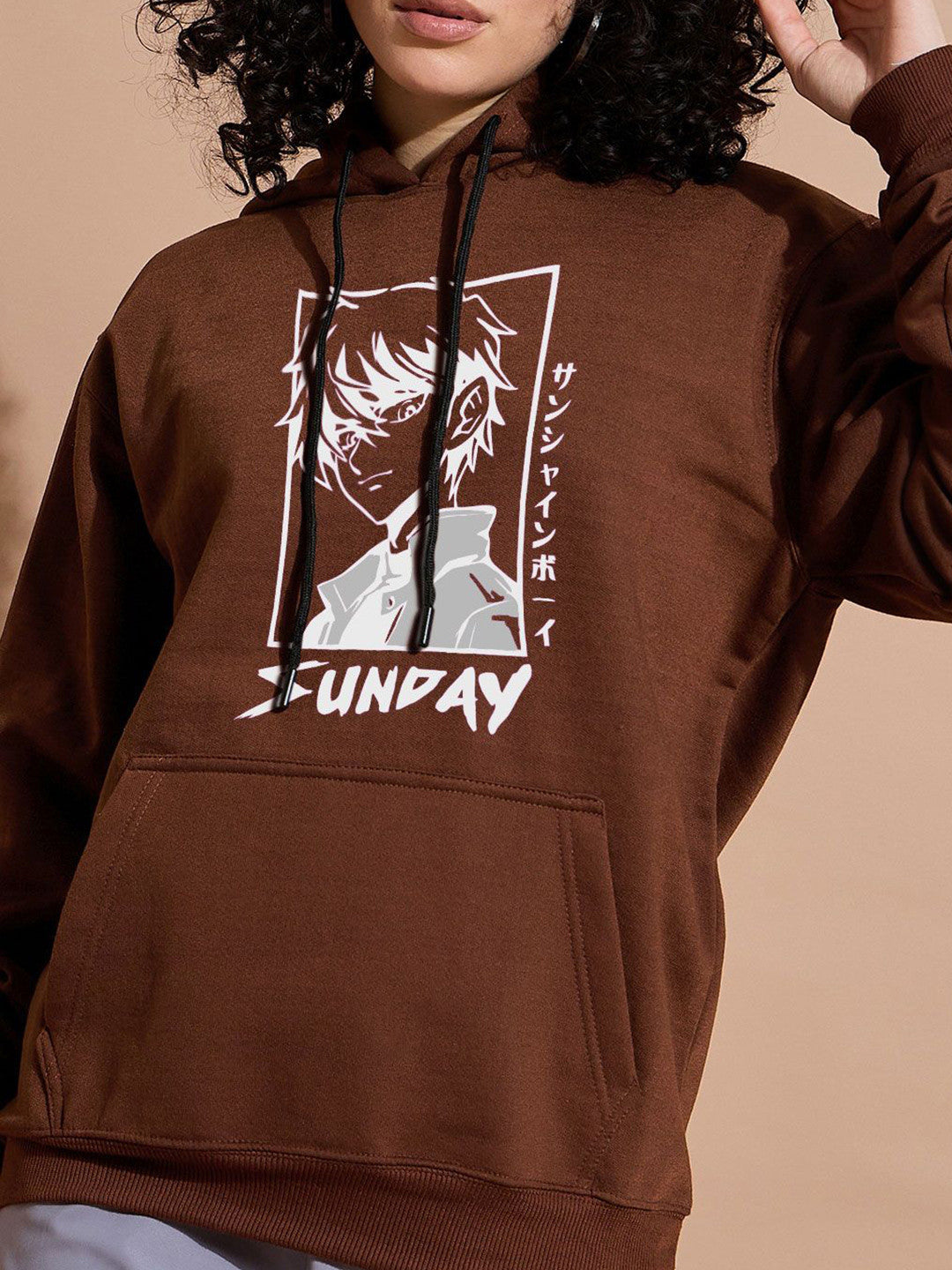 Women Printed Hooded Dry Fit Sweatshirt
