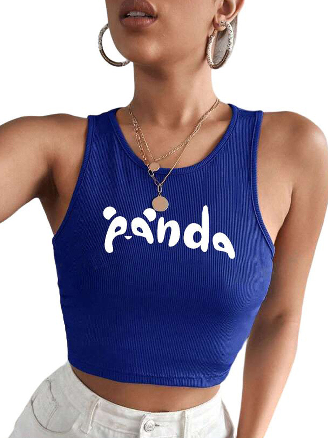 Women Printed Crop Top