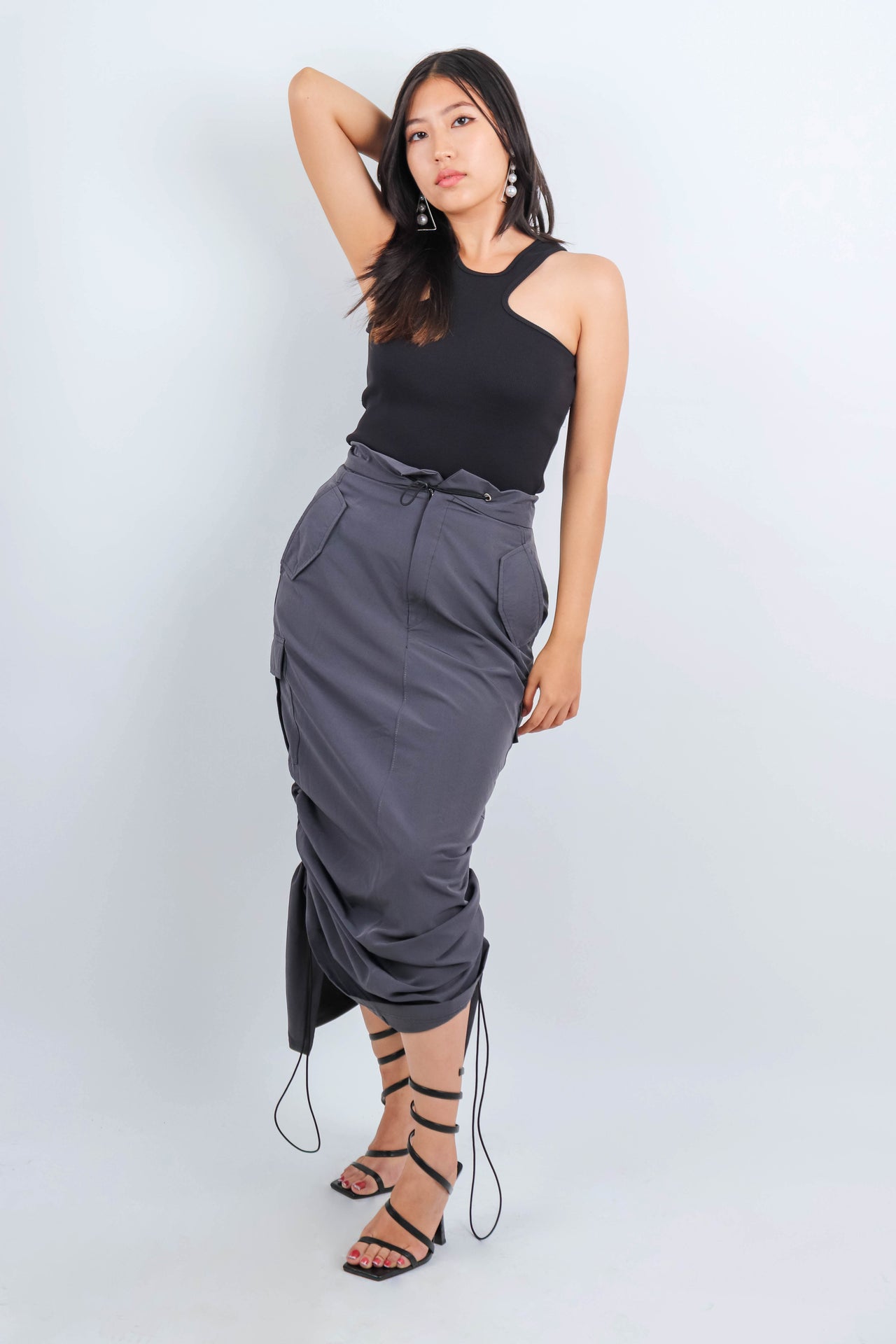 Women Skort Long Skirt