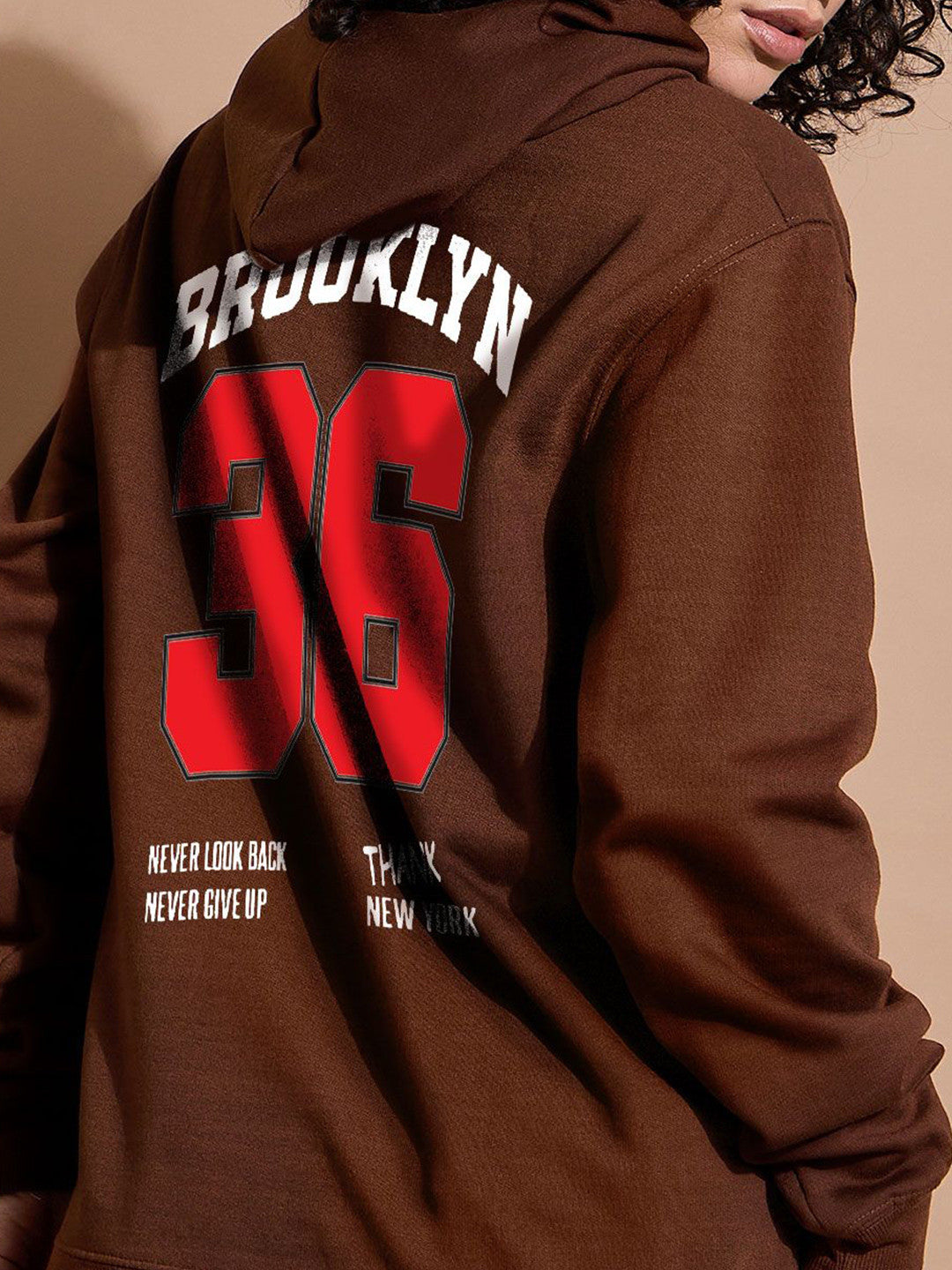Women Printed Hooded Sweatshirt